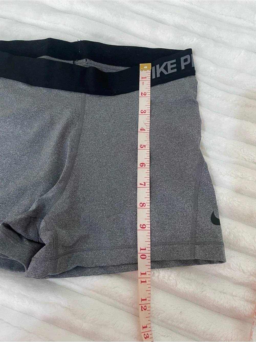 Nike Pro Heather Grey Women's Training Shorts